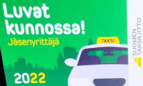 Taksi Pasi Vuorinen - Suomen Taksiliitto jäsenyrittäjä